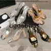 Chanells schoenkanaal Slingback Vintage Gold Cap Toe Slipper Paris Sandaal In elkaar grijpende C Two Tone D chunky Hoge Heels Suede Pumps Naakt beige 80 mm High Mid Low Wedge Heel