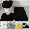 Tappetini da bagno slip pavimento set di servizi igienici doccia set di case tappetino tappeto tappeto bagno tappeti flanella di flanella anti