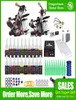 Kit de tatouage pour débutant complet 20 encres en couleurs mini alimentation de tatouage