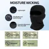Fashion Face Masks Neck Gaiter Mens Full Face Ski Mask Balaclava Black Covering Gait Q240510
