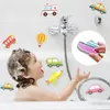 Baby Bad Spielzeug Boot Kognitive schwimmende Spielzeugschaum Eva Puzzle Baden für Kinder Kinder Badezimmer Spiel Wasserspiel 240510