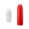 Lagerflaschen 3 Loch Ketchup Flasche tragbare wiederverwendbare Twist Cap Kitchen -Gadget -Salat