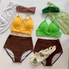 Damenbadebekleidung Fabrikverkäufe von koreanischen Versionen Badeanzüge für Frauen mit sexy Deep V High Taille und Slim Split Bikini