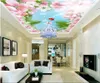 Wallpapers Custom Po 3d Ceiling Murals Wallpaper Cartoon Blue Sky Flower Bee Picture Painting Wall For Walls