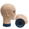 Mannequin Heads Mens Modelo de Treinamento da peruca de cabeça de cabeça falsa