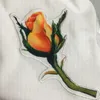 2024 Designers T-shirts Fashion T Shirts Women Letter Shirt Ladies Top Crop Tank Blazer New Chest A Floral Embroidered Patch Bat Short Sleeve Short T-Shirt White SMLXL