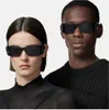 Luxury Fashion Classic Designer Solglasögon för män Kvinnor Sköld smal Wrap Rectangle Shape 4446 Unisex Sun Glasses