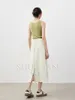 Jupes 2024 76% coton faldas mujer moda robe d'été longtemps pour les femmes coréennes de mode