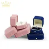 Geschenkverpackung Velvet Pearl Treasure Box Schmuck Ring Ring Halskette Armband Anhänger Mode Verpackung Boxq240511