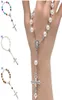 Katolska radband bönpärlor armband korsimitation pärla akryl armband mode armband fit party souvenirs8488273