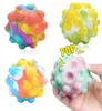 Neuheit Gegenstände Party bevorzugt sensorisches Spielzeugpaket für Erwachsene Kinder Pop Stress Balls 3D Squeeze Stress Relief Toy Set Silicone2570446
