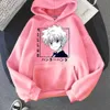 Men's Hoodies Sweatshirts Killua Hunter X Hunter Hot Anime Plus Size Hoodie Men Women Sweatshirts Ulzzang Harajuku Unisex Long Slve Casual Strtwear T240510