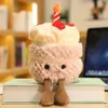 Fête en peluche mignon jellycats anniversaire favori gâteau peshie kawaii décor de chambre peluches cadeaux drôles