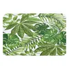 Carpets Tropical Green Leaf Plant Kitchen Floor Mat Living Room Decor Carpet Home Hallway Entrance Doormat Balcony Door Anti Slip Rug