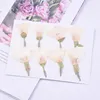 Fleurs décoratives 120pcs pressés Godetia séché Amoena Flower Plant Herbarium Bijoutte Poste Bookmark Téléphone Boîte de téléphone Card Invitation DIY