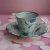 Kubki Zongshan Kiln Coffee Cup Mały zestaw japoński w stylu japoński Ręcznie rysowana lodowa glazura ceramiczna