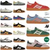 Pays de Galles Bonner Og Sneakers Handball Spezial Casual Shoes Designer Mens Fremers Trainers Cream Green Bliss Pink Purple Consortium Cup Cadded Pack noir blanc Dhgate