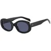 2024 occhiali da sole Donne uomini ovali occhiali da sole marrone nero rotondo rotondo vintage oversize telaio goggle uv400 ladies gafas de sol