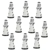 Fleurs décoratives 10pcs Miniature Lighthouse Decor Tank Aquarium Landscape Ornement Office Garden