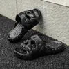 Eva Hole-Schuhe mit dem Gefühl, auf Kot dicke Soled Sandalen Sommer atmungsaktiv zu treten, humanes Skelett rutschen braun schwarze 2024 Blau Nicht-Schlupf