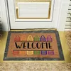 Tappeti carpetti fumetti decorazione per casa fragola tappeto divertente benvenuto zerbino di entrata per esterni sapa da bagno non slip 40x60x0,7 cm