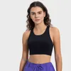 Canotte da yoga con reggiseno imbottito bellissimo giubbotto posteriore sport di fitness per donne indossare una donna di alta resistenza alla moda
