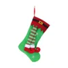 Stockings Candy Decorations Sac Cadeau de Noël pour la maison Noel Navidad Kids Tree Decor 1104