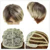 Mannequin Heads Blanche Mens Wig Synthetisch kort haar mannelijk rollenspel blonde oudere menselijke modelhoofd echte foto ombre pony's natuurlijke Q240510