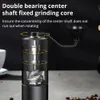 Manual CNC Coffee Grinder Burr Inside High Quality Handle Design Portable Hand With Double Bean Grinding 240507