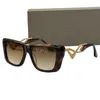 occhiali da sole per vetri di designer da donna Icelus dts788 Hollywood Star Model 18K Gold Plack Process Lenses Ultra-Clear Lenses