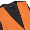 Vêtes pour hommes nouveauté Viete de soie mince orange exquise de gilet à gilet