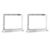 Quadros quadro de acrílico magnético 4pcs transparente PO Display Stand para certificados de casamento pos e mais