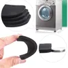 Badmattor /Set av högkvalitativ tvättmaskinunderlag som inte glider kylskåp Anti-Vibration Pad badrumstillbehör