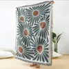 Tapestries Washable Breathable Household Soft Sofa Towel Flower Cool Tapestry Decorative Cotton Blanket