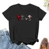 T-shirt da donna Devils Night Masches T-shirt Shirt stampa animale per ragazze Corea camicie strette per donne T240510