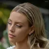 Haarklammern Stonefans Blatt CZ Braut Haarband Tiara Kronbraut Hoop Stirnband Hochzeitszubehör Kopfbedeckung Schmuck Großhandel Geschenk