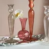 Vasen Antique Glas Vase Blumenständer Arrangement Kunstdekoration Home Wohnzimmer Büro Dekor Terrarium