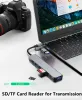 8 В 2 USB Hub 3.0 USB C Hub Dock Station 5 Гбит / с высокоскоростной трансмиссии USB -разветвитель типа C в USB Adapter Adapter для MacBook Pro аксессуары для компьютеров компьютеров