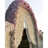 Decoratieve bloemen Kunstmatige zijde Wisteria Vine Hanging Garland Home Outdoor Wedding Arch Garden Wall Decor Pack of 10 (Wit)