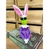 Christmas Gifts Kids Pendants Party Easter Stuffed Blue Pink Purple Bunny Elf Figurine With Glasses Rabbit Child Cool Toys