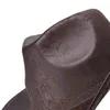 Beretti Elegante cappello da cowboy Wide Brims Party a tema unisex Panamas Halloween Costume Coperto per adulti