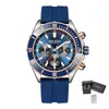 Montre-bracelets Megir Brand Business Watch for Men Luxury Quartz Clock Chronograph Imperproofing Luminous Big Dial Sport Militar