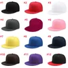 Partyhüte Hip Hop Baseball Cap Sonnenschutzmützen können gedrucktes Logo Stickerei Spleißen Street Dance Hat Farbe Blocking Flat Brim Hatlt972