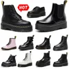 Dr Marteens Designer Shoes For Men Women Dr Matrens Luxury Sneakers Woman Dr Martines Triple Black White Ankle Boot Winter Snow Warm Shoes