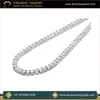 Design attrayant de luxe fini les bijoux 68,18 TCW et 59,09 grammes 925 Sterling Silver 6 mm Chain de tennis en diamant Moisanite Diamant