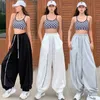 Damesbroek Capris Europeaan Amerikaanse stijl Vrouwenbroek Hoge taille Casual Drawstring Design vrouw broek nieuwe lente zomer 2024 y2k broek y240509