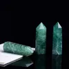 Fluorite verde naturale a fluorite arrofondato di energia lucida per arti ornamenti bacchette di guarigione minerale reiki abilità grezza pilastri di quarzo btmmn wvwcp