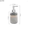 Liquid Soap Dispenser Ceramic Hand Sanitizer Lotion Bottle Portable Body Wash Shampoo Modern Home Bathroom Accessories
