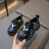 Sneakers 2024 Wiosna i jesień Nowe małe dziewczynki Super miękkie skórzane buty Lefu English Style Childrens Bute Trendy Marka H240513