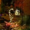 Twinkle Star energía solar con luces, decoración de jardín de hadas al aire libre, luz de paisaje de botella de spray Ligera colgante grande, patio impermeable externo